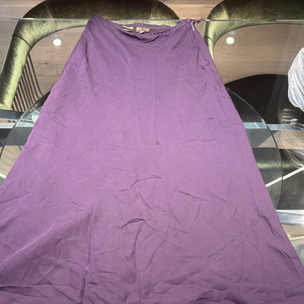 Calvin Klein Purple Maxi Skirt
